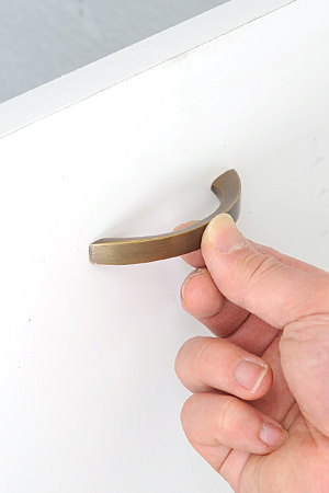 Antique Brass Curve Handle 4 Msize