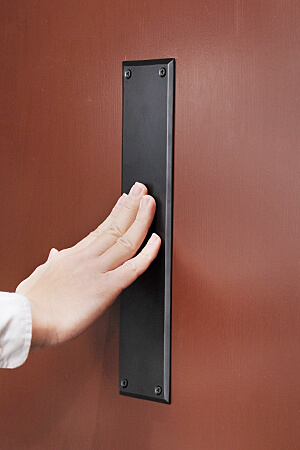 Plain Iron Door Handle Push Plate