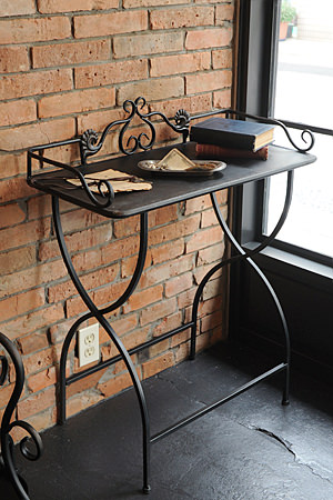 Vintage Black Side Table