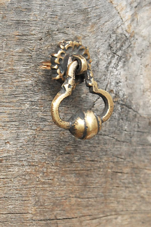 Antique Brass Pull Ring 5