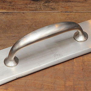 SOLID BRASS Base Handle Silver