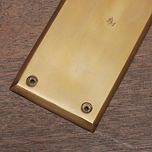 SOLID BRASS Push Plate Gold