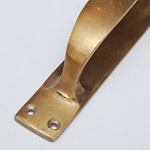 SOLID BRASS Plate Handle Gold