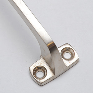 SOLID BRASS Square Pull Silver