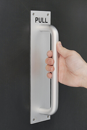 Matte Aluminum Door Handle Set PUSH & PULL