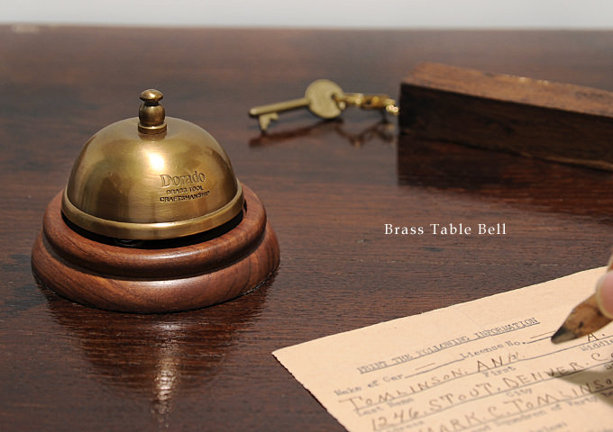 真鍮製　テーブルベル