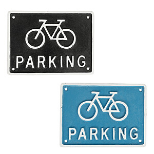 Iron Sign Bicycle Parking