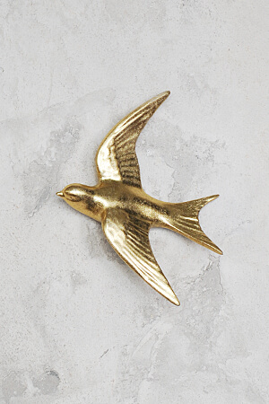 Wall Bird Gold L