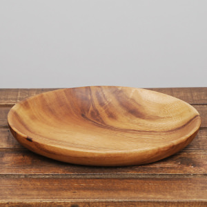Acacia Wood Oval Plate M