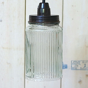 Glass jar Lamp A