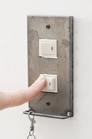 Iron Double Switch Plate Hook