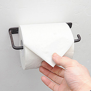 Rough Iron Toilet Paper Holder