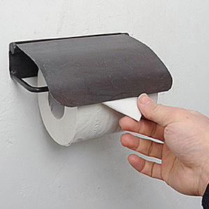 Rough Iron Toilet Paper Holder　Cover