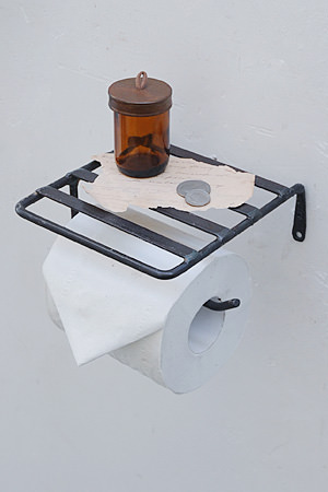 Rough Iron Toilet Paper Holder