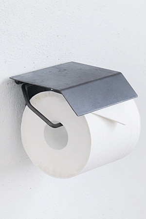 Iron Toilet Paper Holder Plate Edge