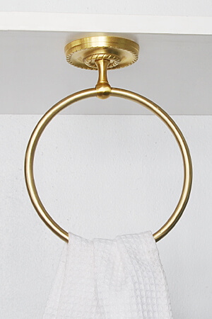 Brass Towel Ring A
